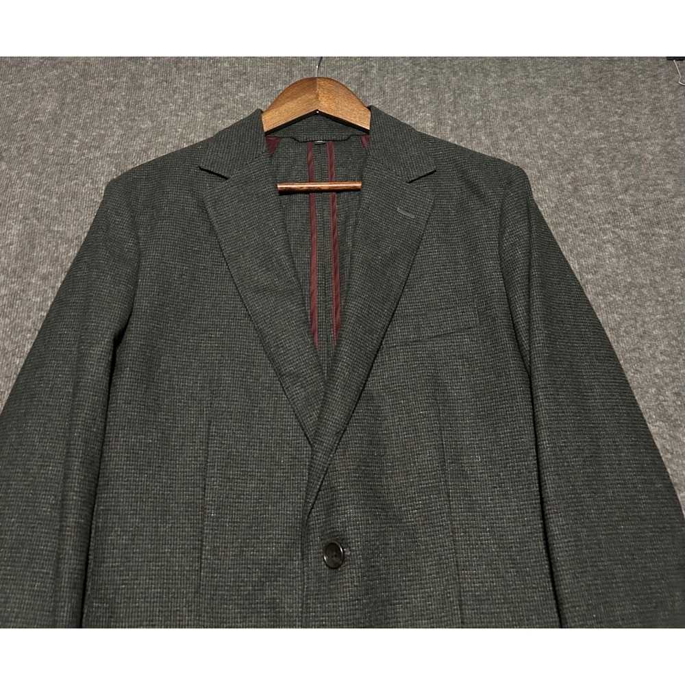Bonobos Unstructured Olive Blazer Jacket Nova Fides Italian Fabric - 38R